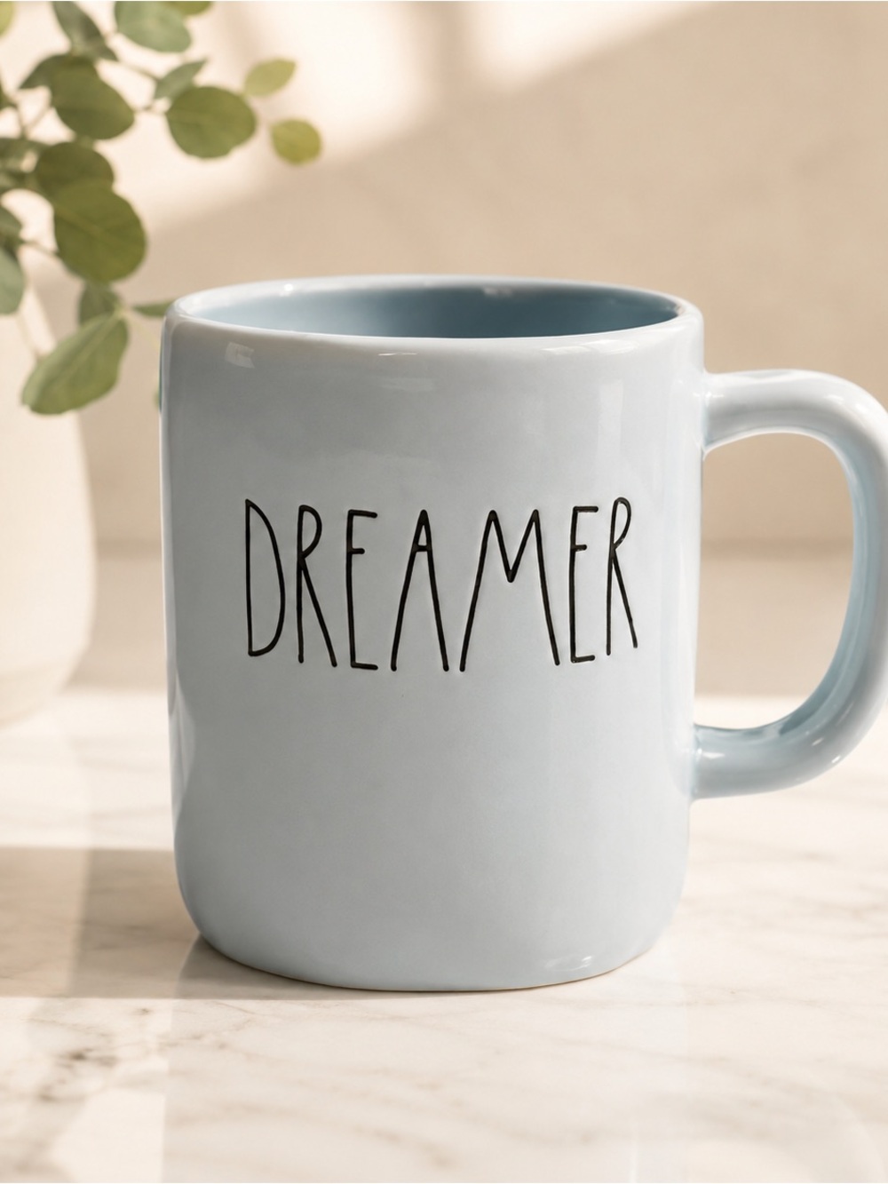 Rae Dunn Artisan‎ Collection Light Blue Mug Dreamer